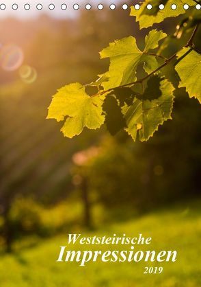 Weststeirische Impressionen (Tischkalender 2019 DIN A5 hoch) von Dzierzawa,  Judith