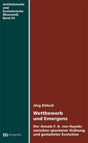 Wettbewerb und Emergenz von Dötsch,  Jörg