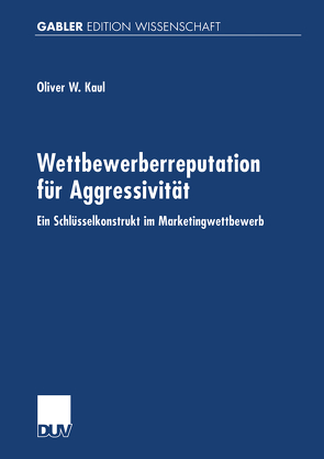 Wettbewerberreputation für Aggressivität von Kaul,  Oliver