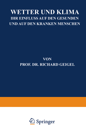 Wetter und Klima von Geigel,  Richard