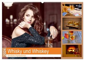 Whisky und Whiskey 2024. Sinnliche Impressionen (Wandkalender 2024 DIN A2 quer), CALVENDO Monatskalender von Lehmann (Hrsg.),  Steffani