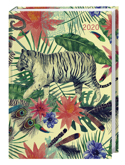 White Tiger Kalenderbuch A6 Kalender 2020 von Heye