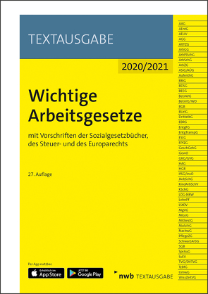 Wichtige Arbeitsgesetze von NWB Gesetzesredaktion