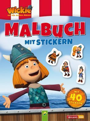 Wickie und die starken Männer – Malbuch mit 40 Stickern