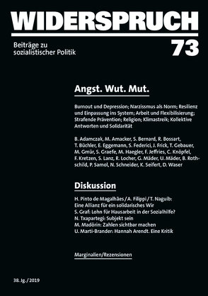 Widerspruch 73 von Adamczak,  Bini, Gmür,  Mario, Graefe,  Stefanie, Knöpfel,  Carlo, Kretzen,  Friederike, Mäder,  Ueli