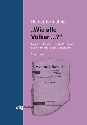 Wie alle Völker …? von Bernstein,  Reiner