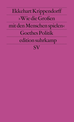 »Wie die Großen mit den Menschen spielen« von Krippendorff,  Ekkehart