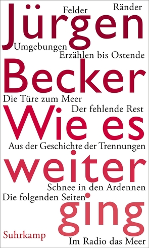 Wie es weiterging von Becker Jürgen