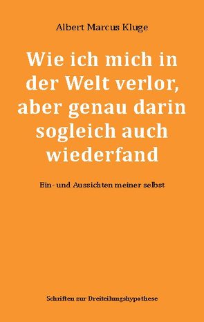 Wie ich mich in der Welt verlor, aber genau darin sogleich auch wiederfand von Kluge,  Albert Marcus