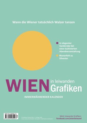 Wien in leiwanden Grafiken Kalender von Ettenauer,  Clemens