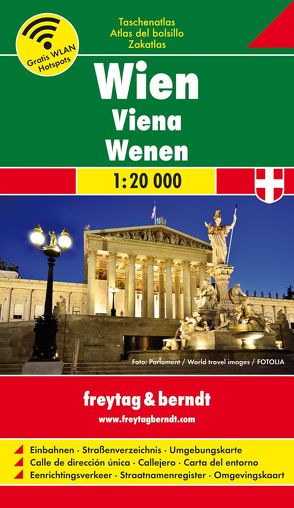 Wien, Taschenatlas 1:20.000, 15/13 Box von Freytag-Berndt und Artaria KG