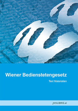 Wiener Bedienstetengesetz von proLIBRIS VerlagsgesmbH