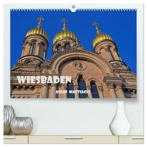 Wiesbaden Aquis Mattiacis (hochwertiger Premium Wandkalender 2024 DIN A2 quer), Kunstdruck in Hochglanz von Eckerlin,  Claus