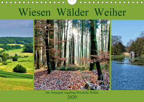 Wiesen Wälder Weiher. Der Naturpark Augsburg-Westliche Wälder (Wandkalender 2020 DIN A4 quer) von Lutzenberger,  Monika