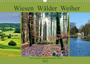 Wiesen Wälder Weiher. Der Naturpark Augsburg-Westliche Wälder (Wandkalender 2022 DIN A3 quer) von Lutzenberger,  Monika