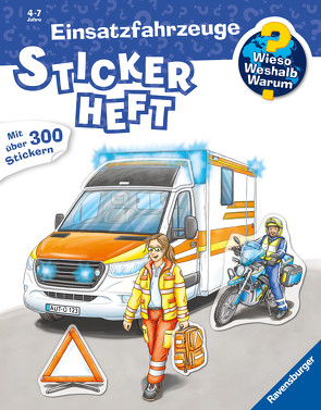 Wieso? Weshalb? Warum? Stickerheft: Einsatzfahrzeuge von Kockmann,  Oliver