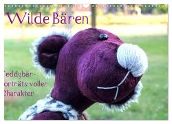 Wilde Bären – Teddybär-Porträts voller Charakter (Wandkalender 2024 DIN A3 quer), CALVENDO Monatskalender von Koepp (VauKa),  Verena