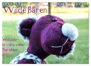 Wilde Bären – Teddybär-Porträts voller Charakter (Wandkalender 2024 DIN A4 quer), CALVENDO Monatskalender von Koepp (VauKa),  Verena