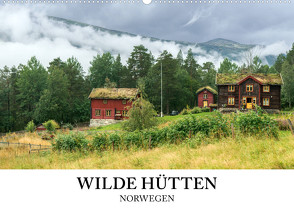 Wilde Hütten Norwegen (Wandkalender 2022 DIN A2 quer) von wildeyes