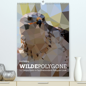 Wilde Polygone (Premium, hochwertiger DIN A2 Wandkalender 2021, Kunstdruck in Hochglanz) von Bühling,  René