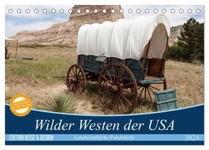 Wilder Westen USA (Tischkalender 2024 DIN A5 quer), CALVENDO Monatskalender von Leitz,  Patrick