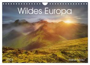 Wildes Europa 2024 (Wandkalender 2024 DIN A4 quer), CALVENDO Monatskalender von Mirau,  Rainer