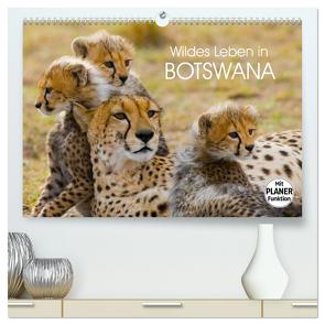 Wildes Leben in Botswana (hochwertiger Premium Wandkalender 2024 DIN A2 quer), Kunstdruck in Hochglanz von Stanzer,  Elisabeth