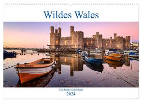 Wildes Wales (Wandkalender 2024 DIN A2 quer), CALVENDO Monatskalender von Kortjohann Photography,  Urte