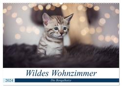 Wildes Wohnzimmer – Die Bengalkatze (Wandkalender 2024 DIN A2 quer), CALVENDO Monatskalender von meets Elos Photography,  Robyn