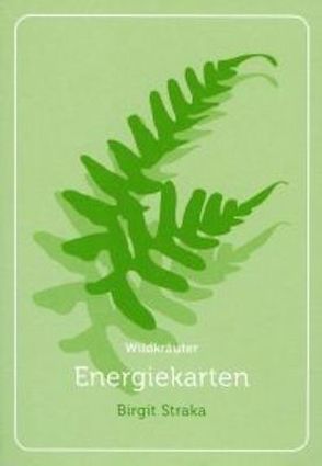 Wildkräuter-Energiekarten und Begleitheft von Straka,  Birgit