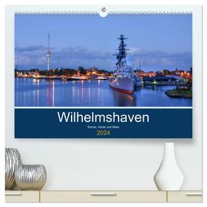 Wilhelmshaven – Sonne, Küste und Meer (hochwertiger Premium Wandkalender 2024 DIN A2 quer), Kunstdruck in Hochglanz von Müller,  Birgit