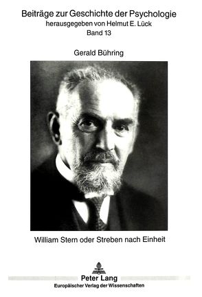 William Stern oder Streben nach Einheit von Bühring,  Gerald