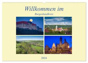 Willkommen im Burgenlandkreis (Wandkalender 2024 DIN A2 quer), CALVENDO Monatskalender von Wasilewski,  Martin