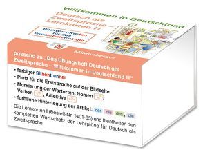 Willkommen in Deutschland – Deutsch als Zweitsprache – Lernkarten II von Kresse,  Tina, McCafferty,  Susanne