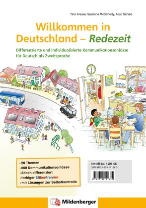 Willkommen in Deutschland – Redezeit von Kresse,  Tina, McCafferty,  Susanne, Schied,  Alisa