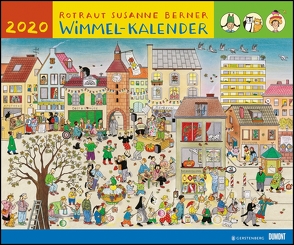 Wimmel-Kalender 2020 – DuMont Kinderkalender – Wandkalender 58,4 x 48,5 cm – Spiralbindung von Berner,  Rotraut Susanne, DUMONT Kalenderverlag