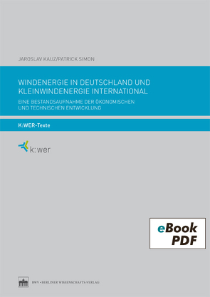 Windenergie in Deutschland und Kleinwindenergie international von Bauer,  Melanie, Brandt,  Edmund, Kauz,  Jaroslav, Simon,  Patrick