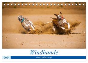 Windhunde – eine Leidenschaft (Tischkalender 2024 DIN A5 quer), CALVENDO Monatskalender von Redl,  Ula