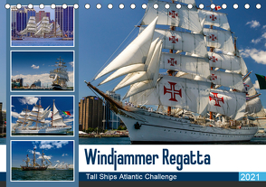 Windjammer-Regatta – Tall Ships Atlantic Challenge (Tischkalender 2021 DIN A5 quer) von Photo4emotion.com