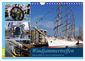 Windjammertreffen – Segelschiffe zu Gast in Bremerhaven (Wandkalender 2024 DIN A4 quer), CALVENDO Monatskalender von Gayde,  Frank