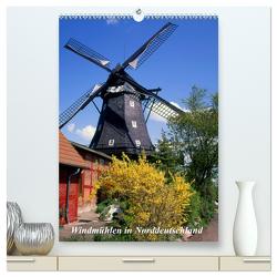 Windmühlen in Norddeutschland (hochwertiger Premium Wandkalender 2024 DIN A2 hoch), Kunstdruck in Hochglanz von Reupert,  Lothar