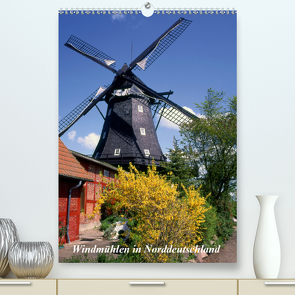 Windmühlen in Norddeutschland (Premium, hochwertiger DIN A2 Wandkalender 2021, Kunstdruck in Hochglanz) von Reupert,  Lothar