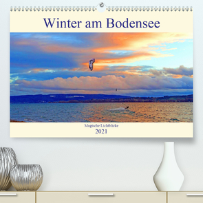 Winter am Bodensee – Magische Lichtblicke (Premium, hochwertiger DIN A2 Wandkalender 2021, Kunstdruck in Hochglanz) von Hess,  Andrea