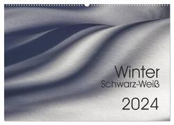 Winter Schwarz-Weiß (Wandkalender 2024 DIN A2 quer), CALVENDO Monatskalender von Eisele,  Horst