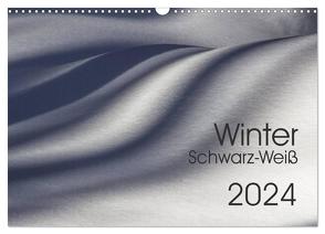 Winter Schwarz-Weiß (Wandkalender 2024 DIN A3 quer), CALVENDO Monatskalender von Eisele,  Horst