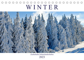 Winter. Zauberhafte Schneelandschaften (Tischkalender 2023 DIN A5 quer) von Hurley,  Rose