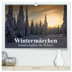 Wintermärchen Landschaften im Schnee (hochwertiger Premium Wandkalender 2024 DIN A2 quer), Kunstdruck in Hochglanz von Stanzer,  Elisabeth