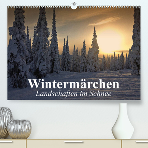 Wintermärchen Landschaften im Schnee (Premium, hochwertiger DIN A2 Wandkalender 2023, Kunstdruck in Hochglanz) von Stanzer,  Elisabeth