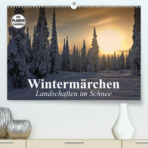 Wintermärchen. Landschaften im Schnee (Premium, hochwertiger DIN A2 Wandkalender 2023, Kunstdruck in Hochglanz) von Stanzer,  Elisabeth