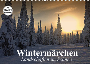 Wintermärchen. Landschaften im Schnee (Wandkalender 2022 DIN A2 quer) von Stanzer,  Elisabeth